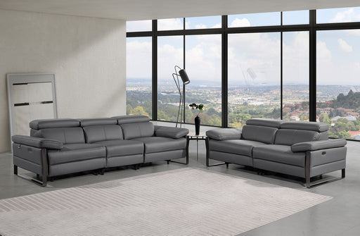 1246 - Modular Power Dual Reclining Sofa And Loveseat Set With Power Headrests - R&R Furniture Gallery (Fountain Valley, CA)