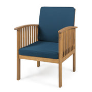 Casa - Acacia Club Chair Coastal Classic Outdoor Seating, Waterproof Fabric - R&R Furniture Gallery (Fountain Valley, CA)
