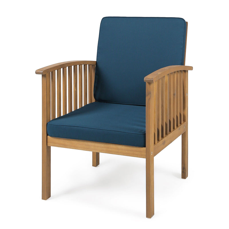 Casa - Acacia Club Chair Coastal Classic Outdoor Seating, Waterproof Fabric - R&R Furniture Gallery (Fountain Valley, CA)