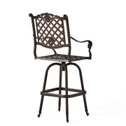 Cast Aluminum Bar Stool - Copper - R&R Furniture Gallery (Fountain Valley, CA)