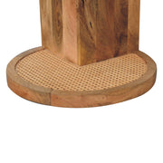 Close Knit Corner End Table - Oak - R&R Furniture Gallery (Fountain Valley, CA)
