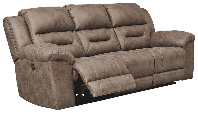 Stoneland - Power Reclining Sofa - R&R Furniture Gallery (Fountain Valley, CA)