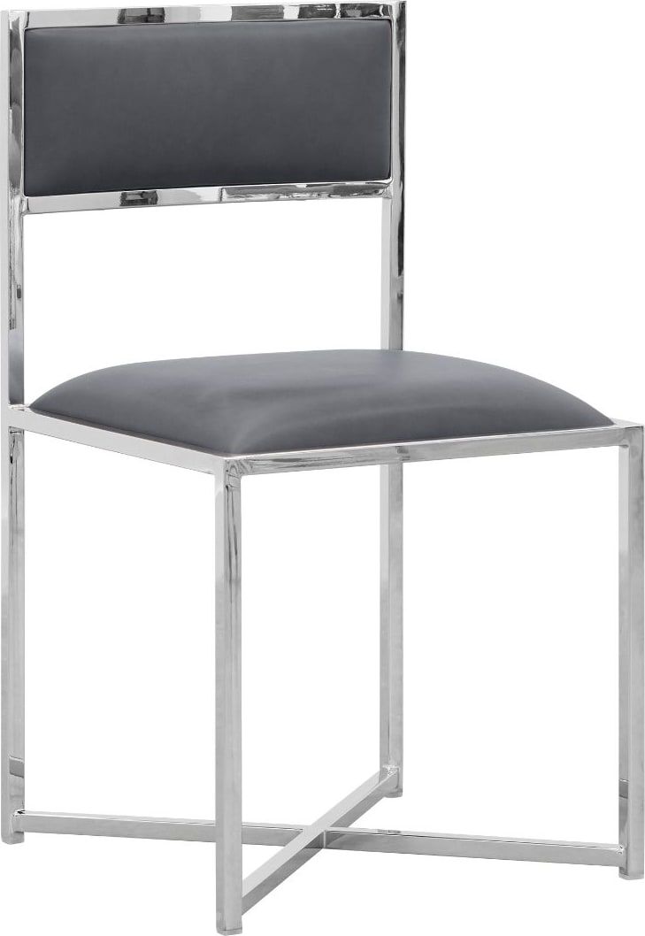 Amalfi X-Base Chair in Cobalt Leather