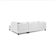 Glory Furniture Malone Comfort Sectional sofa in neutral fabric with plush cushions and modern design.