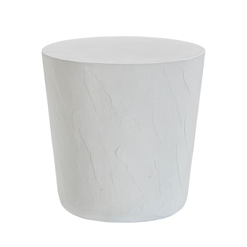 Margot - Faux Plaster Indoor / Outdoor Concrete Stool - Light Gray - R&R Furniture Gallery (Fountain Valley, CA)