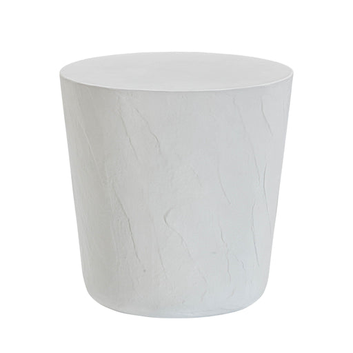 Margot - Faux Plaster Indoor / Outdoor Concrete Stool - Light Gray - R&R Furniture Gallery (Fountain Valley, CA)