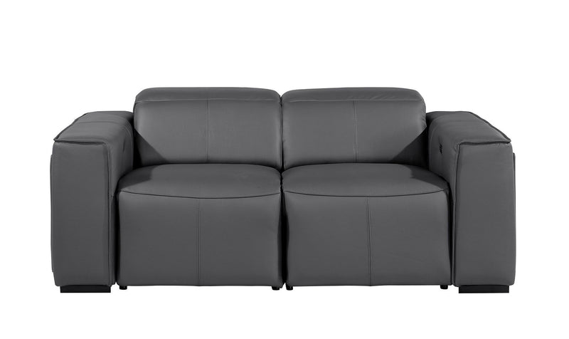 1224 - 5-Piece Modular Power Reclining Sofa And Loveseat Set In With 4 Power Recliners & Power Headrests