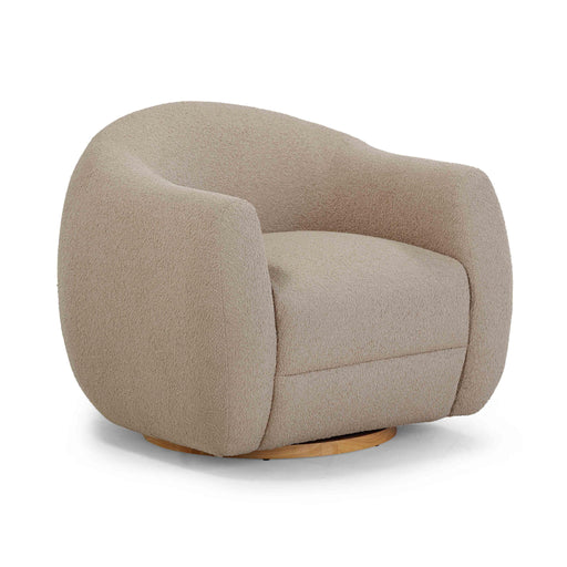 Judy - Boucle Swivel Chair - R&R Furniture Gallery (Fountain Valley, CA)