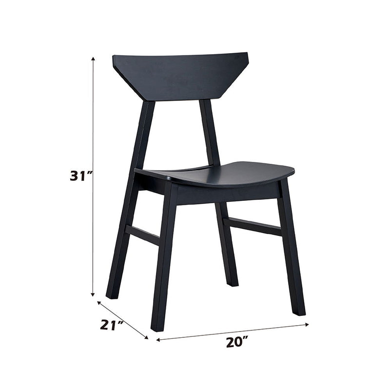 Briar - Side Chair (Set of 4) - Black - R&R Furniture Gallery (Fountain Valley, CA)