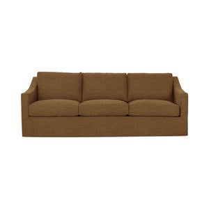 Classic Home Kipton upholstered stationary sofa with plush cushions and modern design, shown in a cozy living room setting.