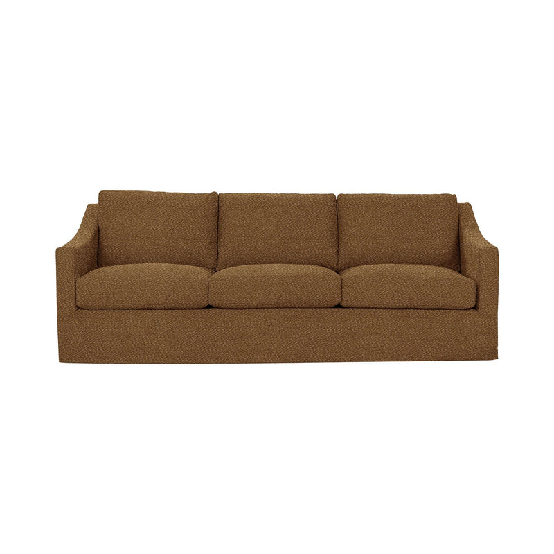 Classic Home Kipton upholstered stationary sofa with plush cushions and modern design, shown in a cozy living room setting.