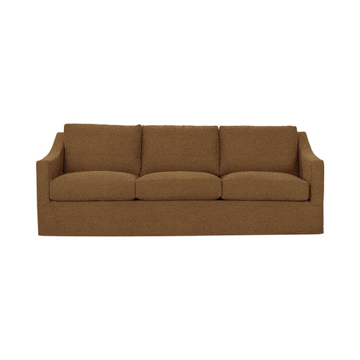 Classic Home Kipton upholstered stationary sofa with plush cushions and modern design, shown in a cozy living room setting.