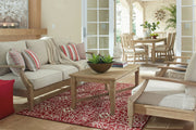 Clare View - Sofa with Cushion - Beige - R&R Furniture Gallery (Fountain Valley, CA)