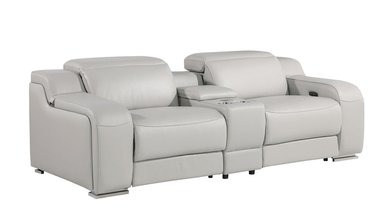 1116 - 7-Piece Modular Power Reclining Sofa, Loveseat & Chair Set In With 6 Power Recliners & Power Headrests