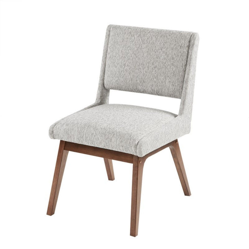 Boomerang - Dining Side Chair With Upholstered Cushions (Set of 2) - Light Gray - R&R Furniture Gallery (Fountain Valley, CA)