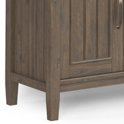 Lev - Handcrafted TV Media Stand - Smoky Brown - R&R Furniture Gallery (Fountain Valley, CA)