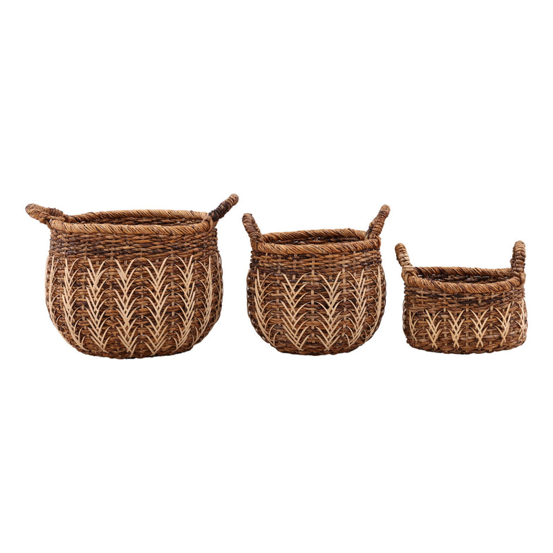 Brogan - Basket (Set of 3) - Natural