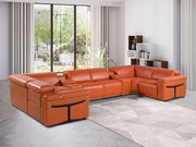 1126 - 8-Piece U-Shaped Sectional Sofa In With 2 Power Recliners & Power Headrests - R&R Furniture Gallery (Fountain Valley, CA)