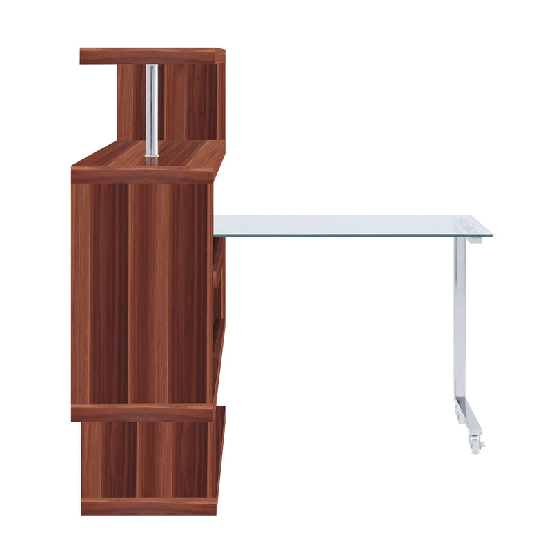 Buck II - Writing Desk With Bookshelf - R&R Furniture Gallery (Fountain Valley, CA)