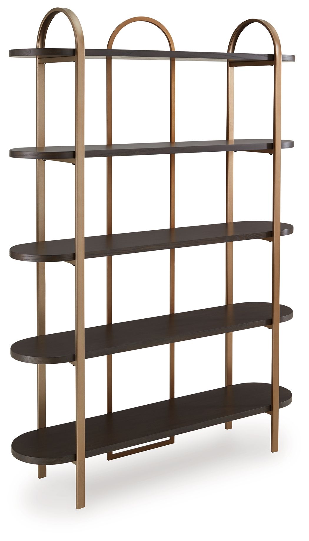Brentmour - Bookcase - Brown / Gold Finish - R&R Furniture Gallery (Fountain Valley, CA)
