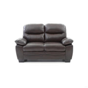 Glory Furniture Marta stationary loveseat with plush fabric upholstery and cushioned armrests, perfect for living room seating.