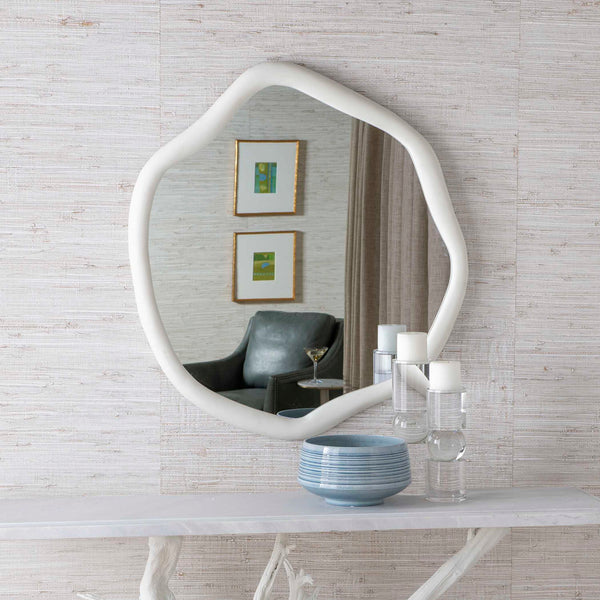 Amorphic - 35" Mirror - White