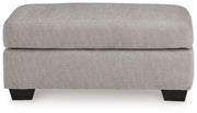 Avenal Park - Ottoman - Flannel - R&R Furniture Gallery (Fountain Valley, CA)