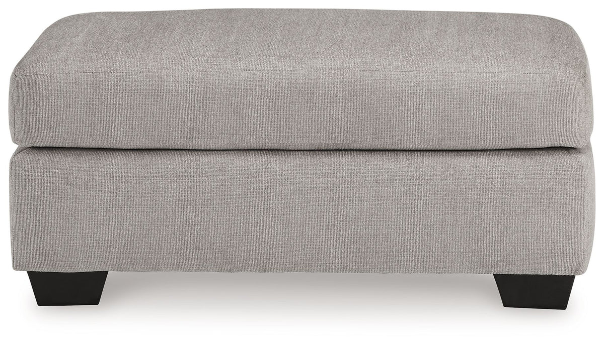 Avenal Park - Ottoman - Flannel - R&R Furniture Gallery (Fountain Valley, CA)