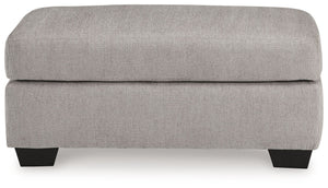 Avenal Park - Ottoman - Flannel - R&R Furniture Gallery (Fountain Valley, CA)