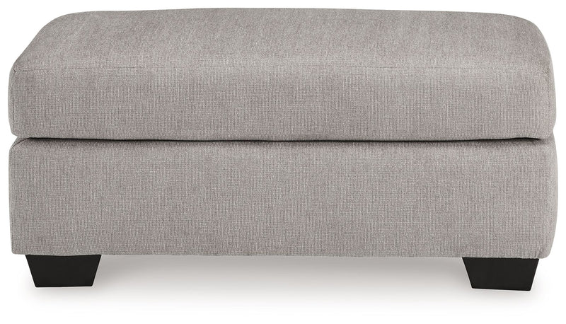 Avenal Park - Ottoman - Flannel - R&R Furniture Gallery (Fountain Valley, CA)