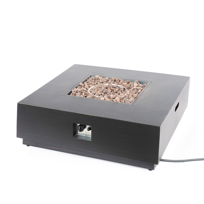 Modern Square Fire Pit With 50, 000 Btu