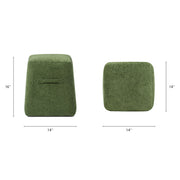 Clyde - Tapered Square Upholstered Ottoman - R&R Furniture Gallery (Fountain Valley, CA)