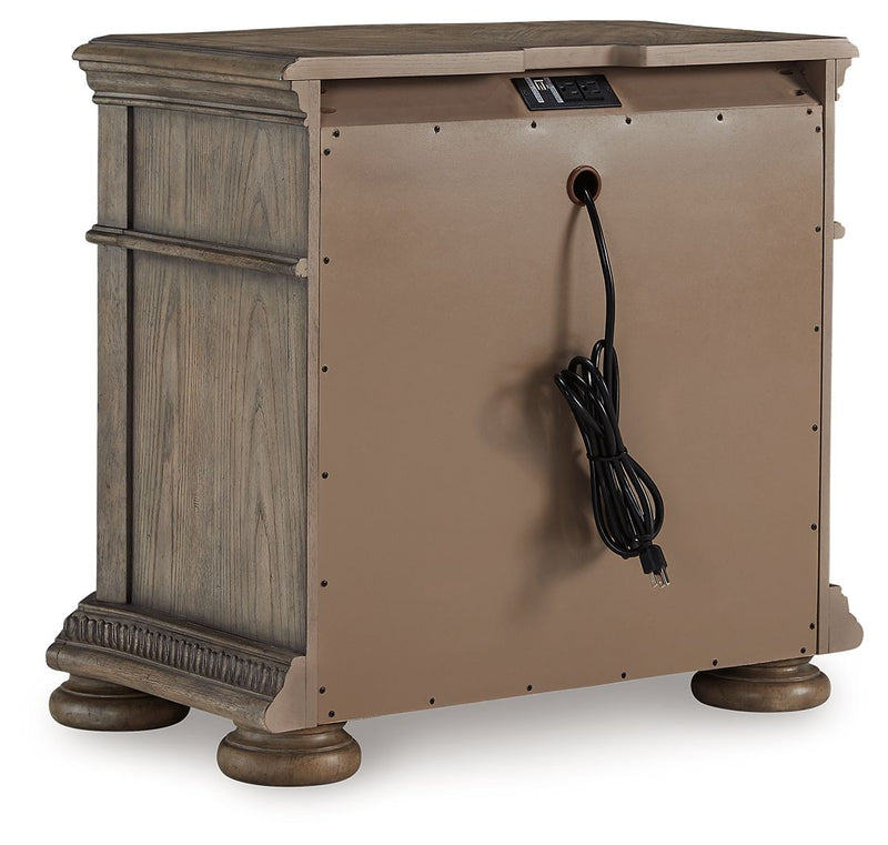 Ardenfield - Three Drawer Night Stand - Light Brown - R&R Furniture Gallery (Fountain Valley, CA)