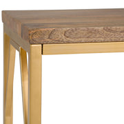 Selma - Handcrafted Metal And Wood Accent Table - R&R Furniture Gallery (Fountain Valley, CA)