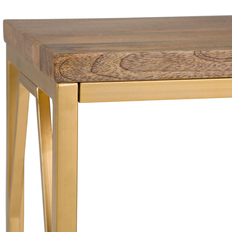 Selma - Handcrafted Metal And Wood Accent Table - R&R Furniture Gallery (Fountain Valley, CA)