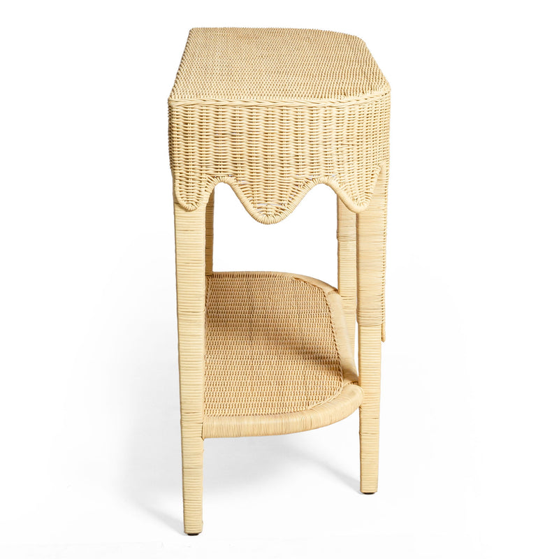 Sally - Rattan Console Table - Natural - R&R Furniture Gallery (Fountain Valley, CA)