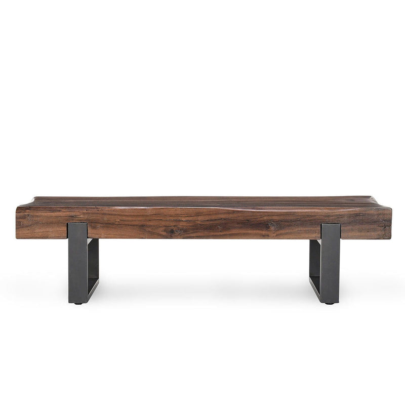 Duarte - Solid Wood Bench - Reclaimed Brown - R&R Furniture Gallery (Fountain Valley, CA)
