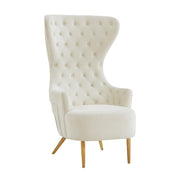 Jezebel - Velvet Wingback Chair - R&R Furniture Gallery (Fountain Valley, CA)
