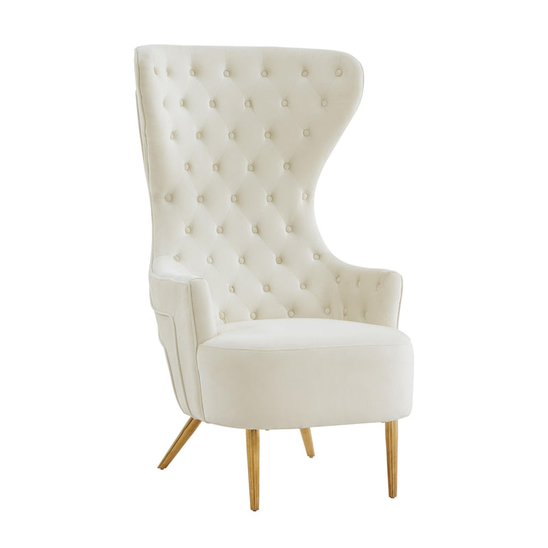 Jezebel - Velvet Wingback Chair - R&R Furniture Gallery (Fountain Valley, CA)