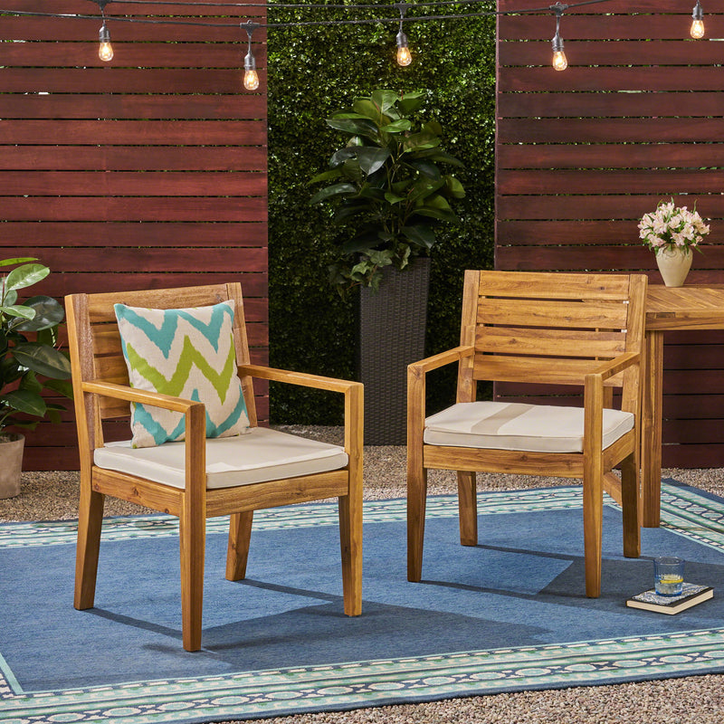 Outdoor Elegant Design Dining Chair (Set of 2) - R&R Furniture Gallery (Fountain Valley, CA)