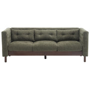 Modern Noble House 3-seater upholstered sofa with tufted design, perfect for living room seating and contemporary home decor.