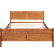 Platform Bed Frame Mattress Foundation Sleigh Bed With Headboard / Footboard / Wood Slat Suppor - R&R Furniture Gallery (Fountain Valley, CA)