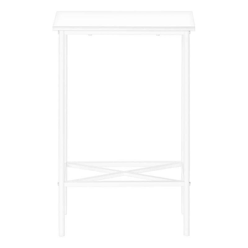 Accent Side Table, Narrow, Small, 2 Tier, Contemporary & Modern - R&R Furniture Gallery (Fountain Valley, CA)