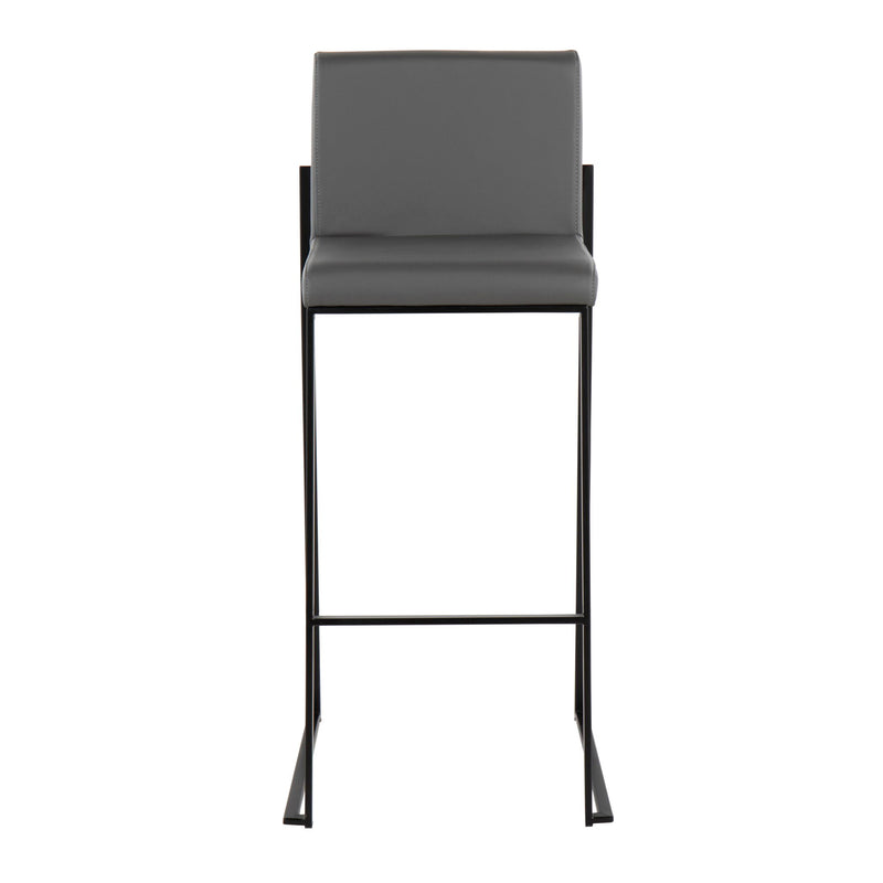 Lumi Source Fuji contemporary high-back barstool with elegant design, featuring sleek modern style and sturdy construction for bar seating.