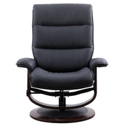 Knight - Manual Reclining Swivel Chair and Ottoman - R&R Furniture Gallery (Fountain Valley, CA)