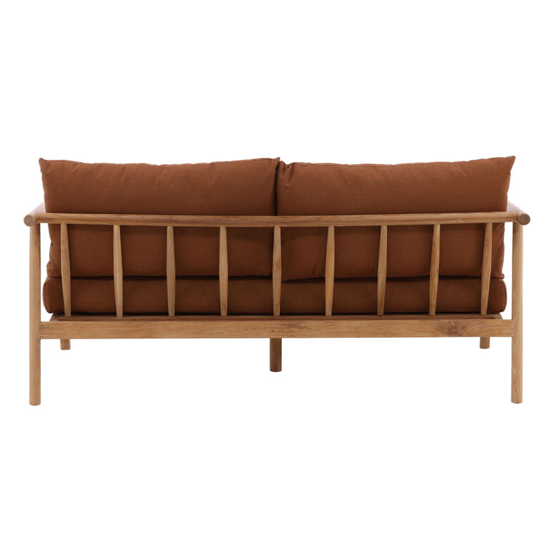 Aimee - Outdoor Sofa - Sienna And Natural