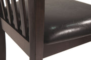 Hammis - Dining UPH Side Chair (Set of 2) - Dark Brown - R&R Furniture Gallery (Fountain Valley, CA)