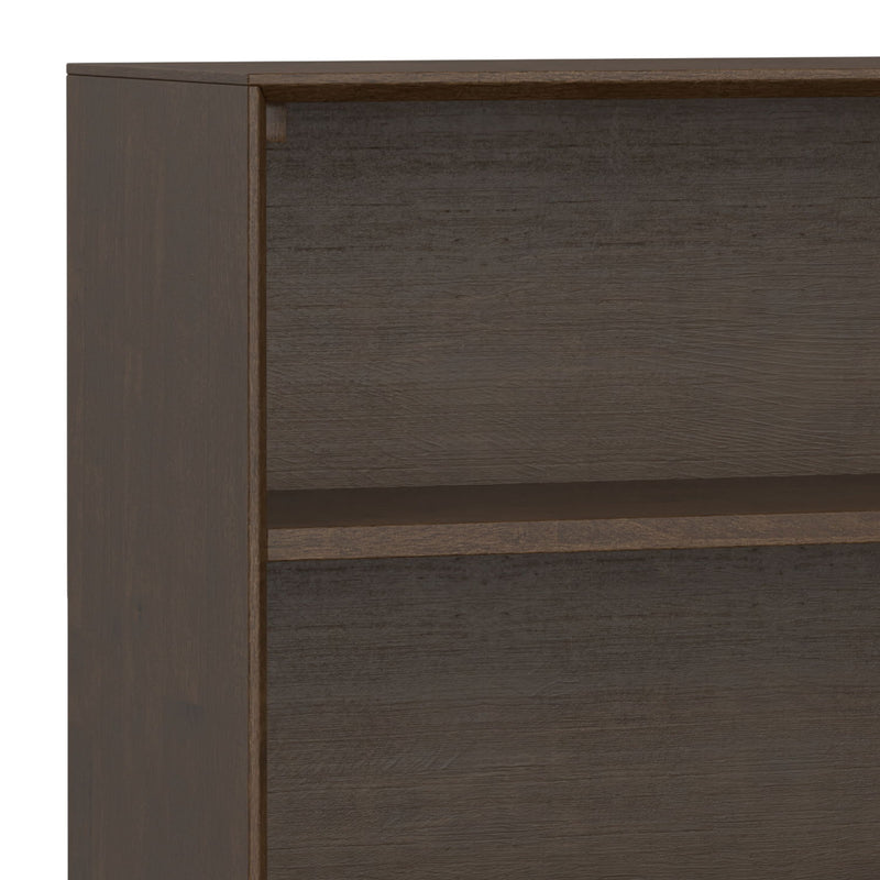 Banting - Low Wide Bookcase - Walnut Brown - R&R Furniture Gallery (Fountain Valley, CA)