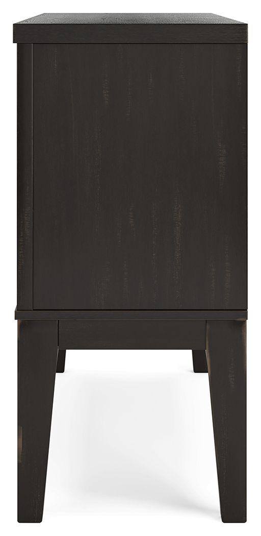 Galliden - Dining Room Server - Black - R&R Furniture Gallery (Fountain Valley, CA)