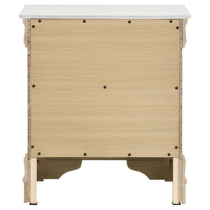 2 Drawer Nightstand - White